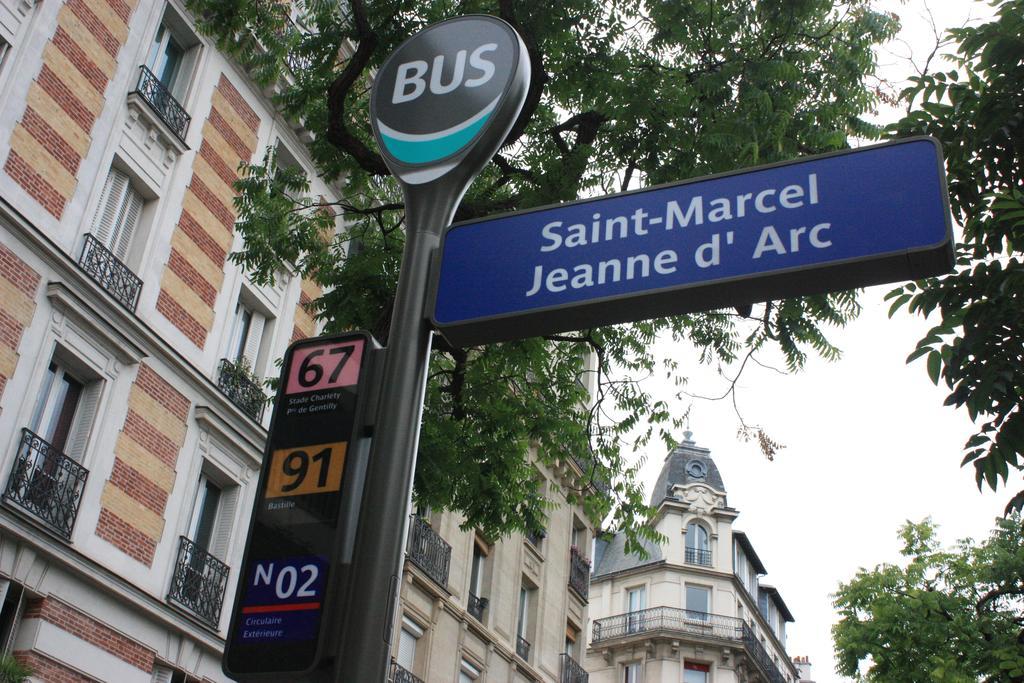 Hotel Saint Marcel Paris Bagian luar foto